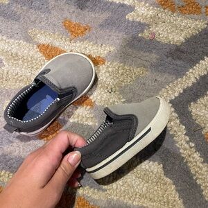 Gray slip on shoe-size 4